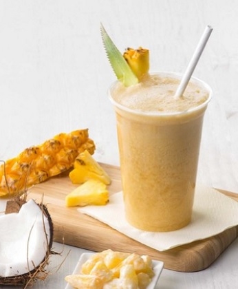 Smoothies ananas, mangue, goyave